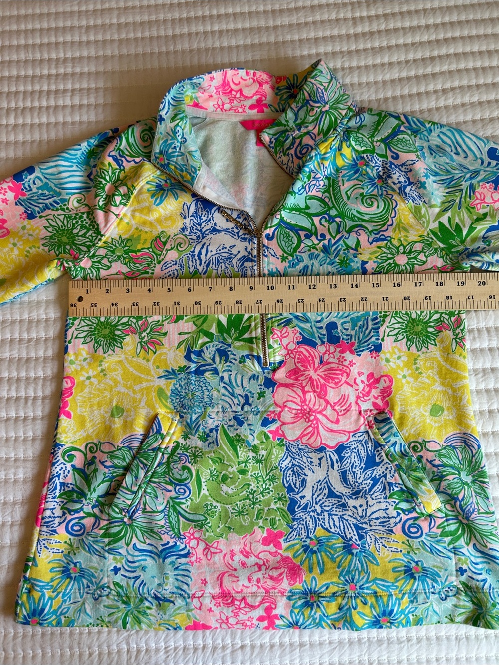 Lilly Pulitzer Skipper Half-Zip Popover - Picture 8 of 9